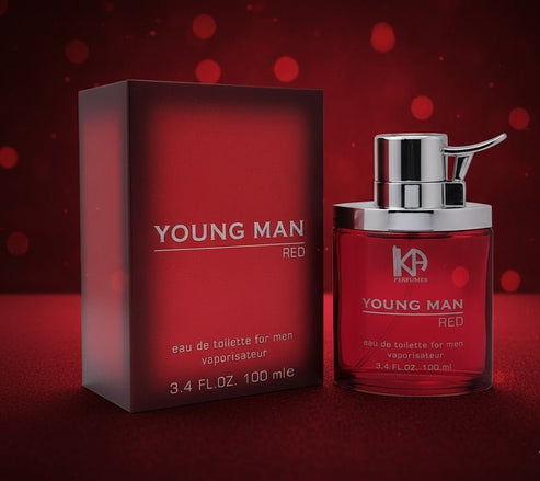 oung Man Red – Eau de Toilette for Men (100ml)
